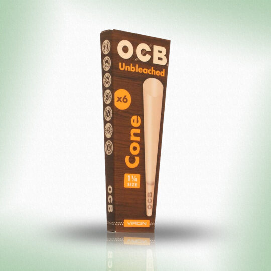 OCB Unbleached Cones 1 ¼ size X6